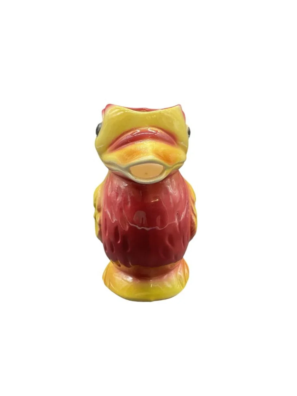 Vintage Toucan Bird Pitcher Creamer Stewart B McCulloch California Pottery 5.5